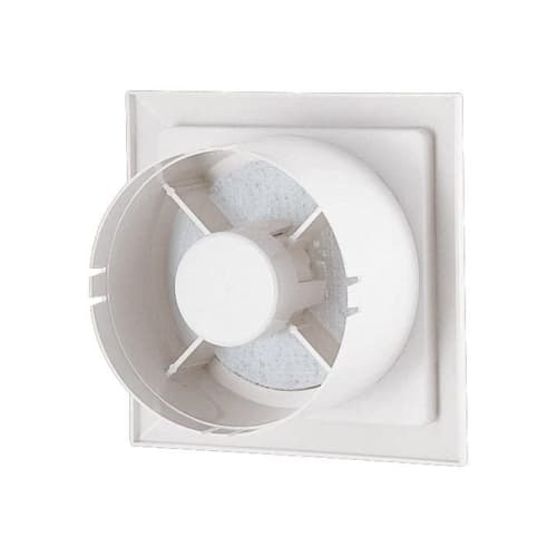 NASTA Indoor Ventilation Vent, Push-Type, Silver Gray, with Mesh and Allergen Filter, KS-8840PRFKA-SG