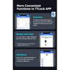 TTLock WIFI Version Double Side Fingerprint Waterproof Outdoor Gate Passcode Rfid Card Keyless Smart Door Lock