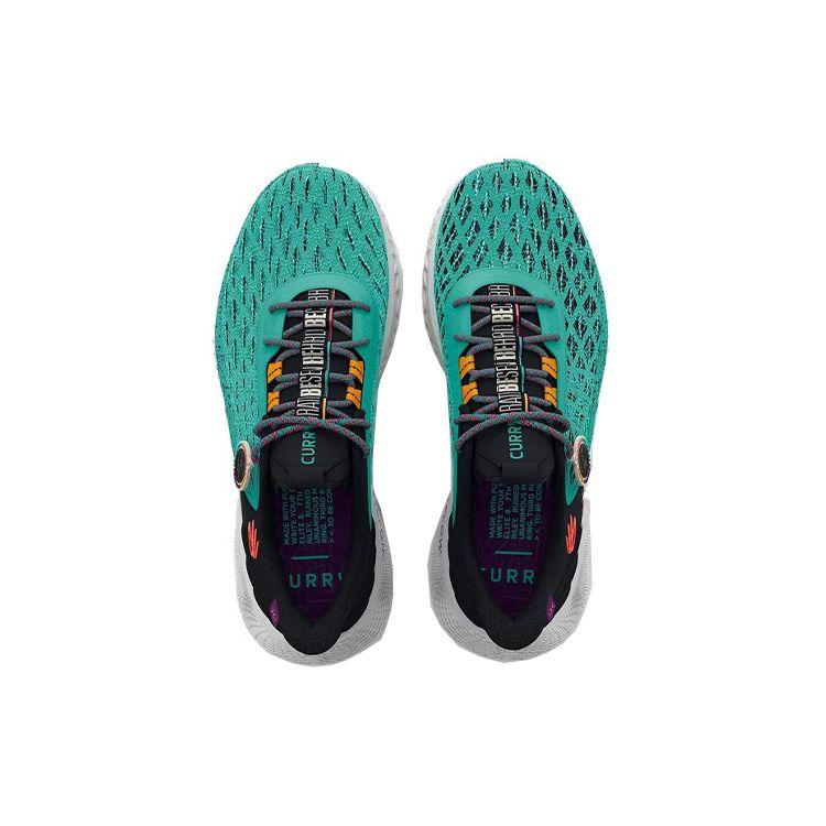 Бренд Curry Мужские кроссовки Curry Flow 9 Black History Month Green Neptune 3025729-305