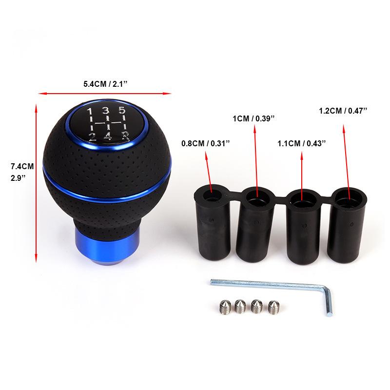 Car modification 5-speed gear shift handball, gear lever, gear lever, head gear handle, ball accessories