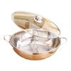 34cm Stainless Steel Divided Hot Pot
