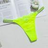 Women Fashion Velvet Low Rise T Back Underpanties Sexy Thongs Women's Panties Rhinestone Lingerie