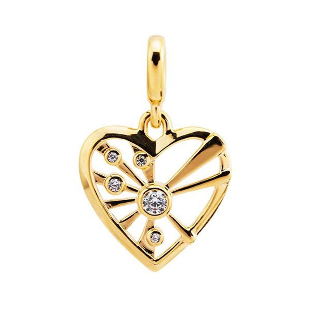 Pandora Me Heart & Ray Medallion 762691C01