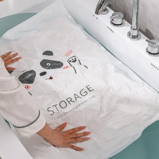 Long Lasting Vacuum Storage Bag Good Sealing Useful Multifunctional Quilt Clothes Organizer Compression