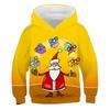 Spring Autumn Kids Christmas Santa Claus Hoodie Men Cartoon Pullover Adult Casual Hooded Clothing Boys Girls Fashion Top Coat