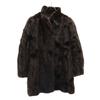 MITSUKOSHI Fur Coat 9 Brown SAGAMINK Women Used