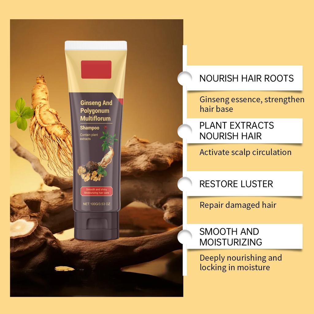 Шампунь Ginseng Multiflorum способствует росту волос, питает кожу головы, увлажняет, контролирует жирность кожи