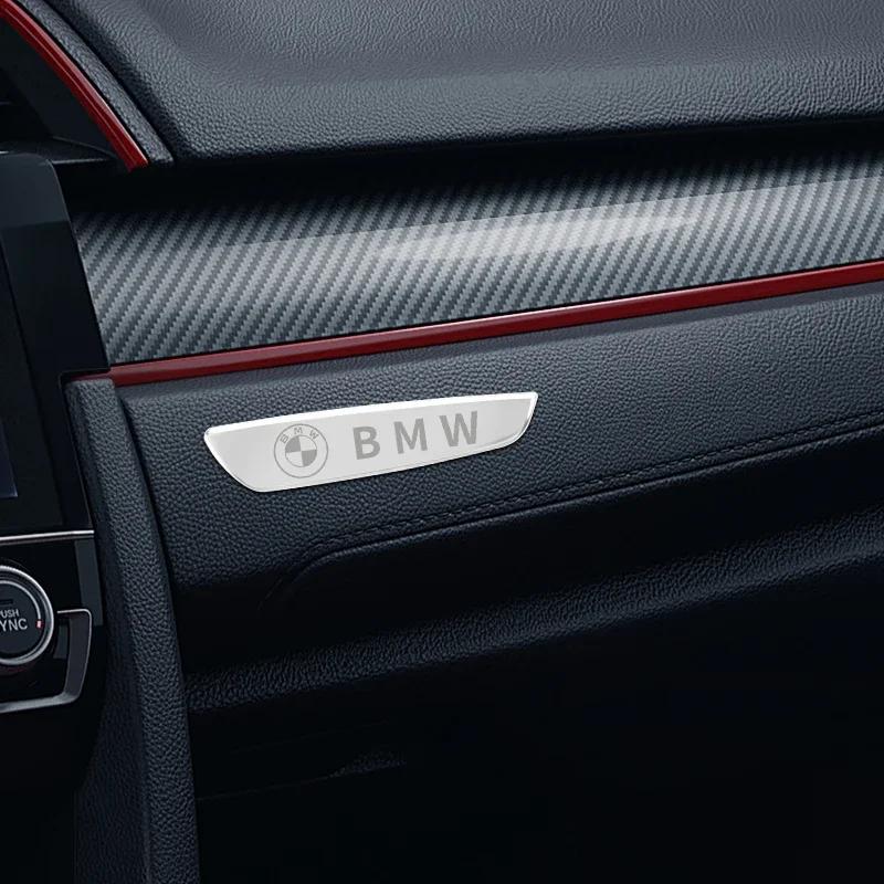 Металлическая наклейка на крыло автомобиля, металлическая противоударная полоса на дверь автомобиля для BMW Performance X1 X3 X5 E90 E91 E92 E60 E84