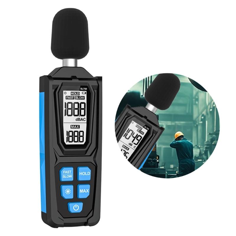 Easy Carry  Decibel Noise Meter 30 to 130dB ranges  with Data Retention Handheld Sonometer Simple for Home & Professional Use