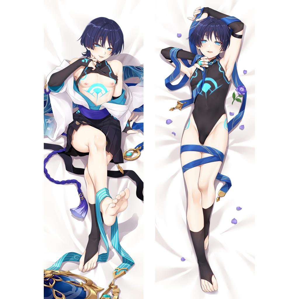 Игра Genshin Impact Wanderer косплей Dakimakura длинная обнимающая подушка для тела чехол скарамуш наволочка персиковая кожа