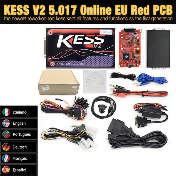 Kess V2 5,017 Мастер-версия Инструмент для программирования ЭБУ OBD2 Manager Тюнинг-комплект Автомобильный диагностический инструмент