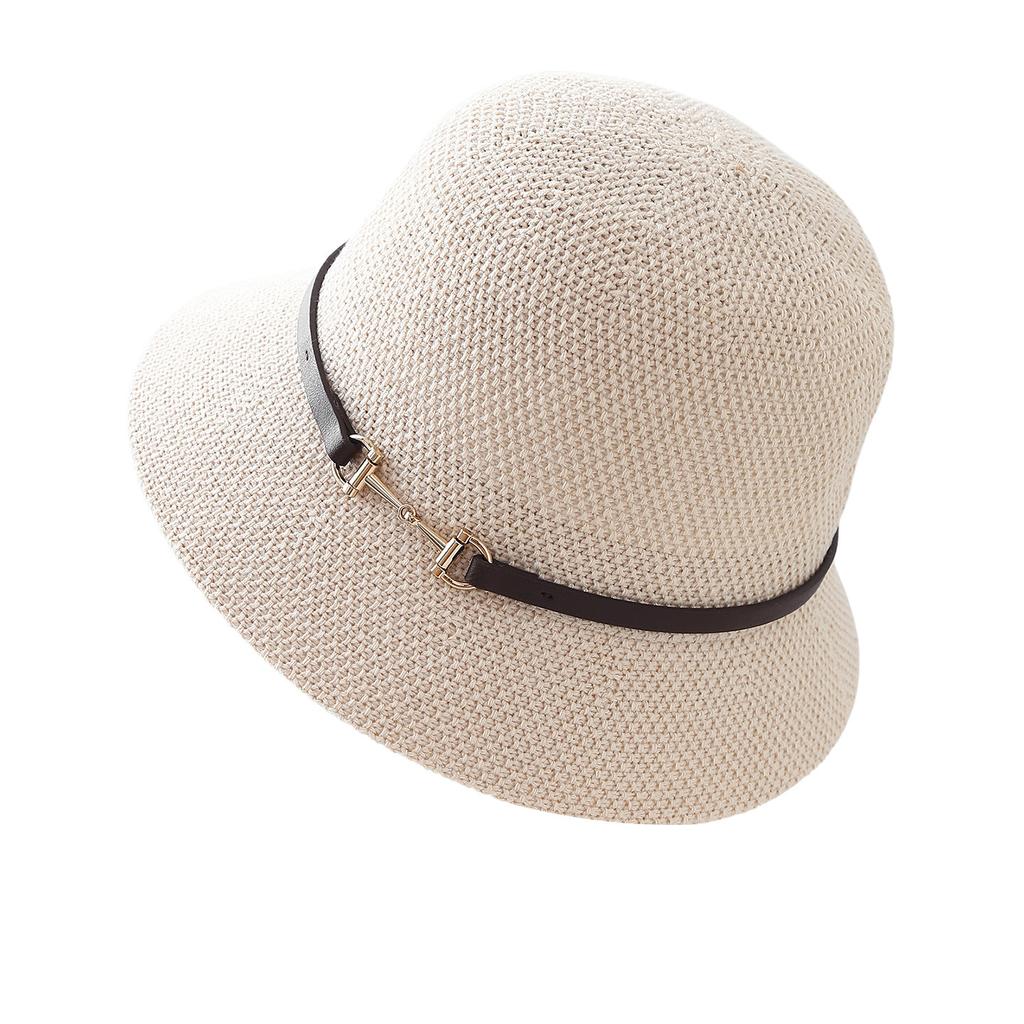 Korean version of face cover basin hat for women's summer Korean version of versatile travel visor, sun protection belt, UV protection sun hat