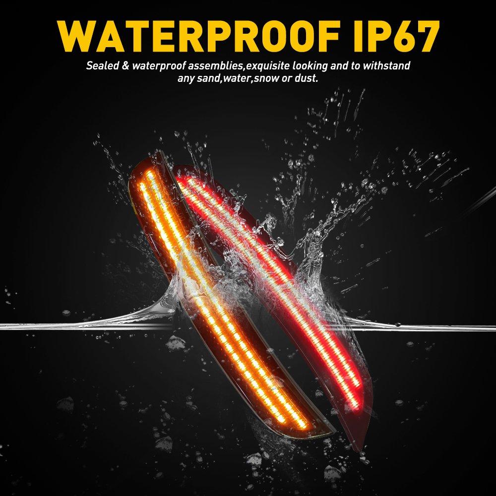 15-21 Chrysler 300 Smoked LED Side Markers 4PCS