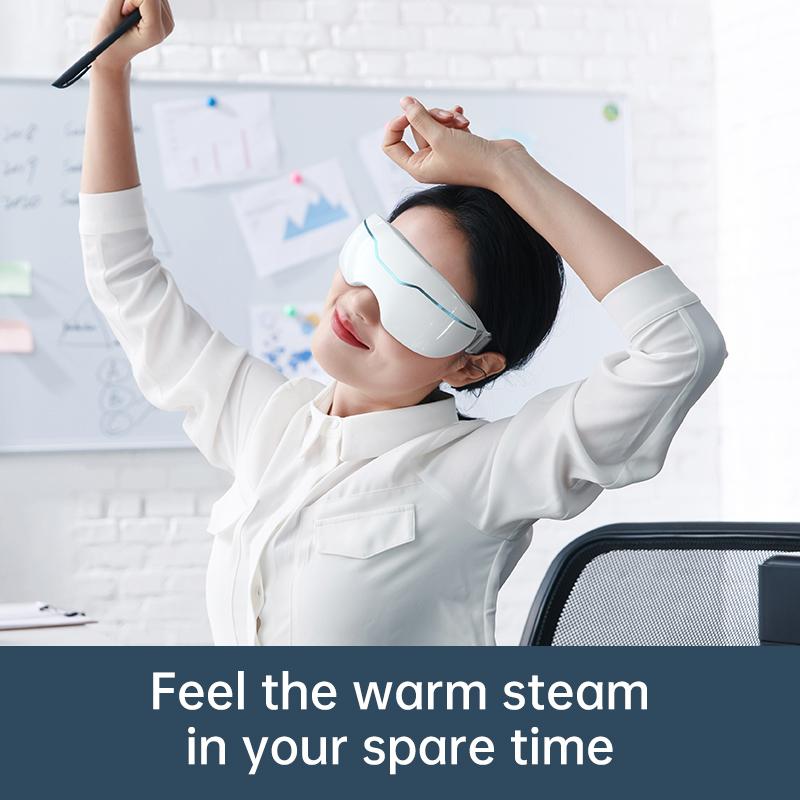 Электрический нано-паровой массажер для глаз, Атомизированный массаж акупунктурных точек глаз, Снимает усталость и темные круги, Улучшает сон, Машина для ухода за глазами