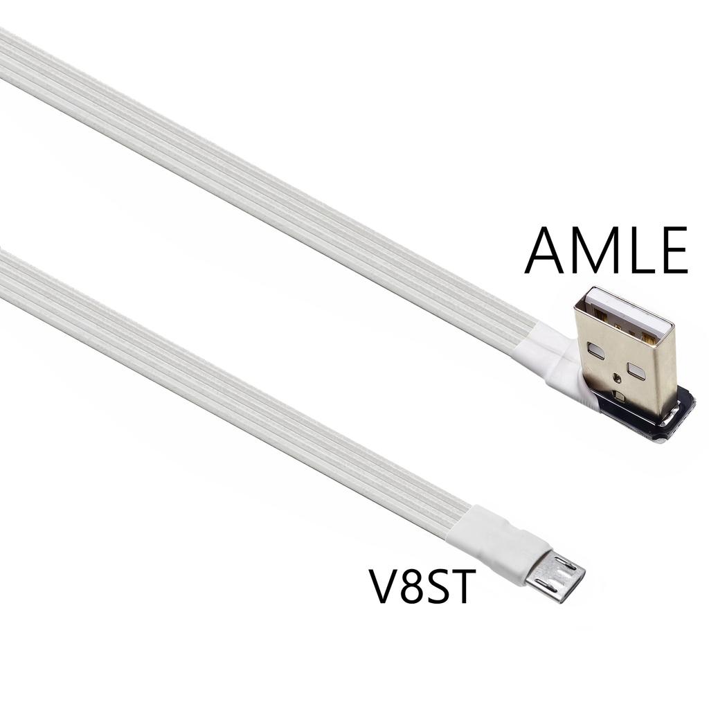 Белый 5см прямой вверх вниз влево вправо под углом 90 градусов USB Micro USB папа на USB папа Data Charge разъем Кабель для планшета