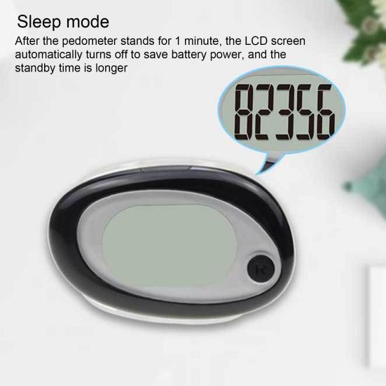 3D-шагомер с большим цифровым дисплеем, высокоточный компактный размер, портативный счетчик шагов, фитнес-трекер для активного отдыха