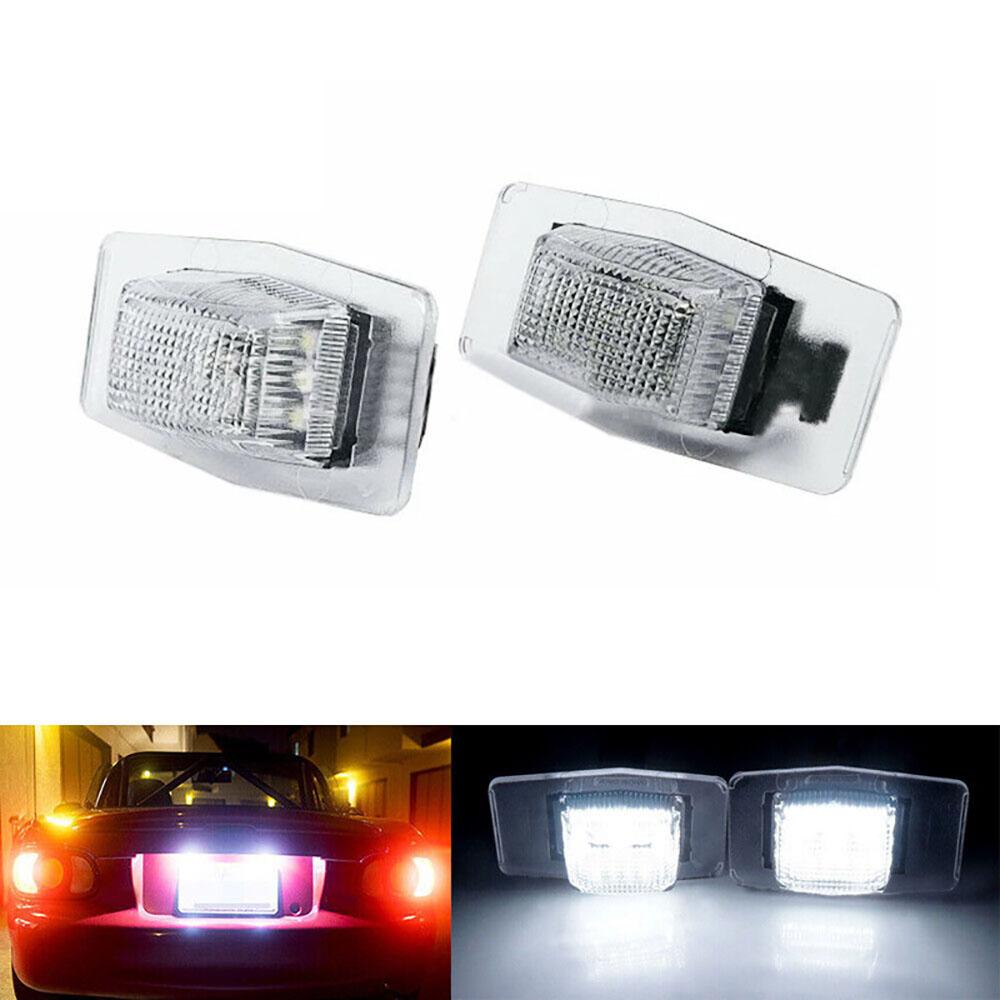 1 Pair Rear License Plate Light NC1051270B NC1051270A For Mazda Ford Mercury