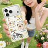 Мультяшный Кристальный Квадратный Чехол-Щенок для iPhone 15/17/16PROMAX - Противоударный Чехол
