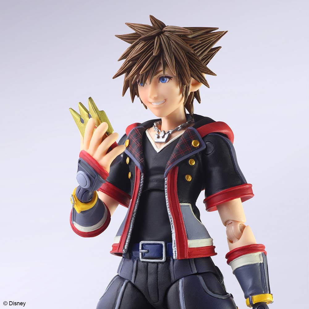 KINGDOM HEARTS III BRING ARTS Sora Version 2 ПВХ окрашенная подвижная фигурка