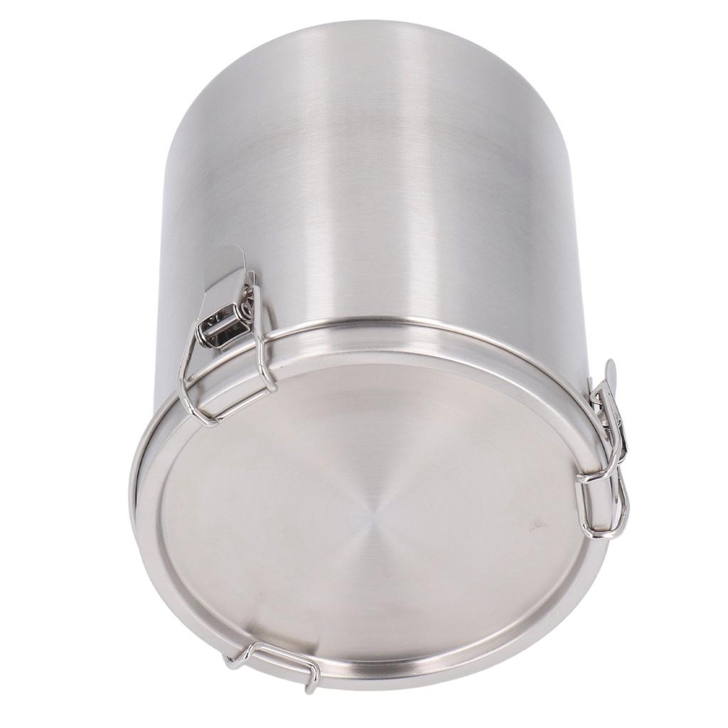 Airtight Pet Food Storage Container Stainless Steel Versatile Leakage Proof Cat Dog Food Holder Bin