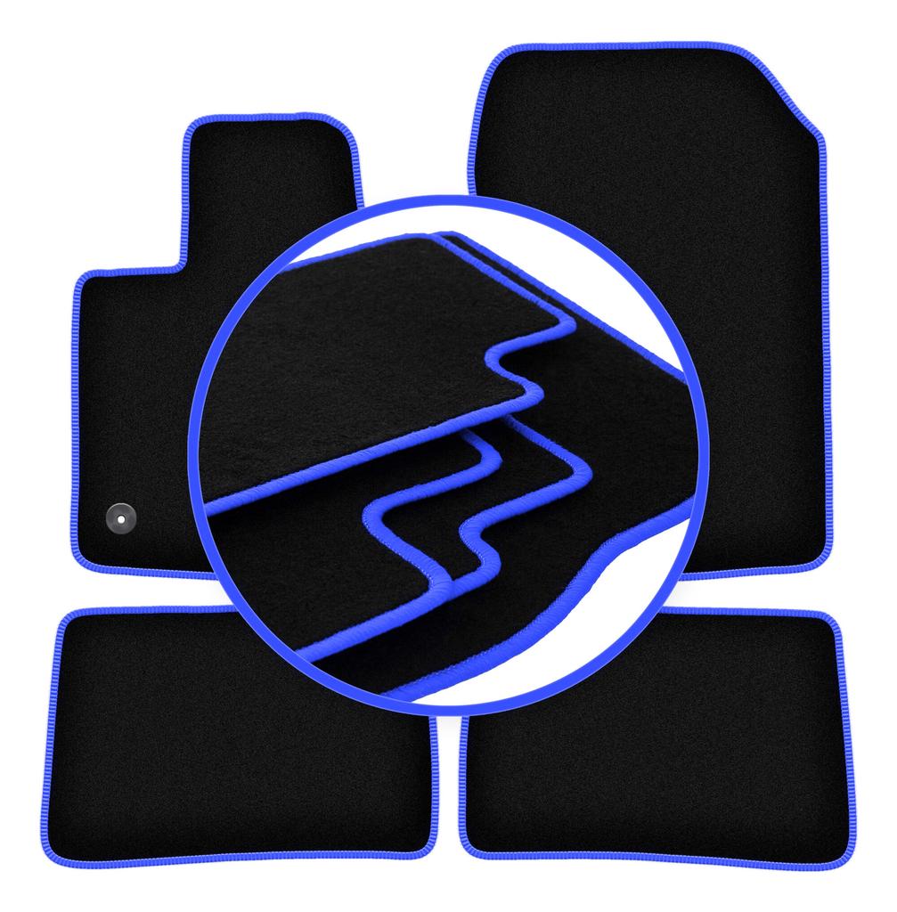CARLUX-BLUE car mats for: Renault Twingo II hatchback (2007-2014)