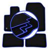 CARLUX-BLUE car mats for: Renault Twingo II hatchback (2007-2014)