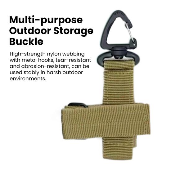 Многофункциональная пряжка для хранения перчаток на открытом воздухе, регулируемый рюкзак для кемпинга, походов, многоцелевые инструменты, застежка для подвешивания веревки, тесьма, карабин