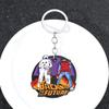 Back To The Future Keyring Doc and Marty Metal Keychain With Enamelled Charm Perfect for Movie Fans Gifts