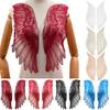1 Pair Wing Lace Patches Elegant Decorative Delicate Embroidery Badge DIY Clothing Patch Sticker for Gift