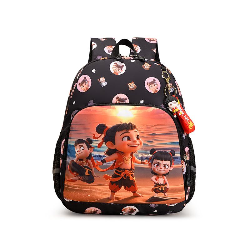 National Manga Cartoon Boys And Girls Backpack Fashion Large Capacity Primary School Bag Foreign Style Printing Children'S Backpack