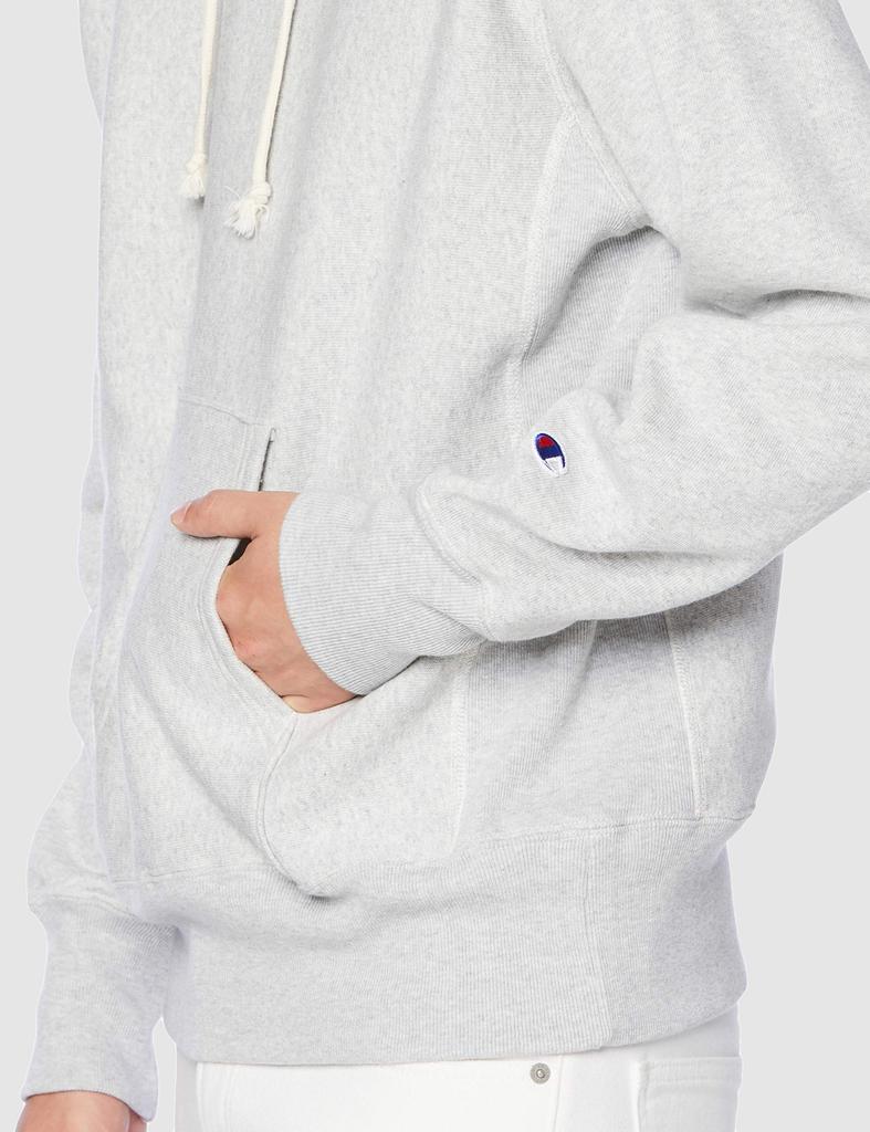 Hoodie Sweatshirt Brushed Lining Single Blue Tag Reverse Hooded Sweatshirt Black S [Champion] 11.5oz Weave(R) C3-W102 Men's