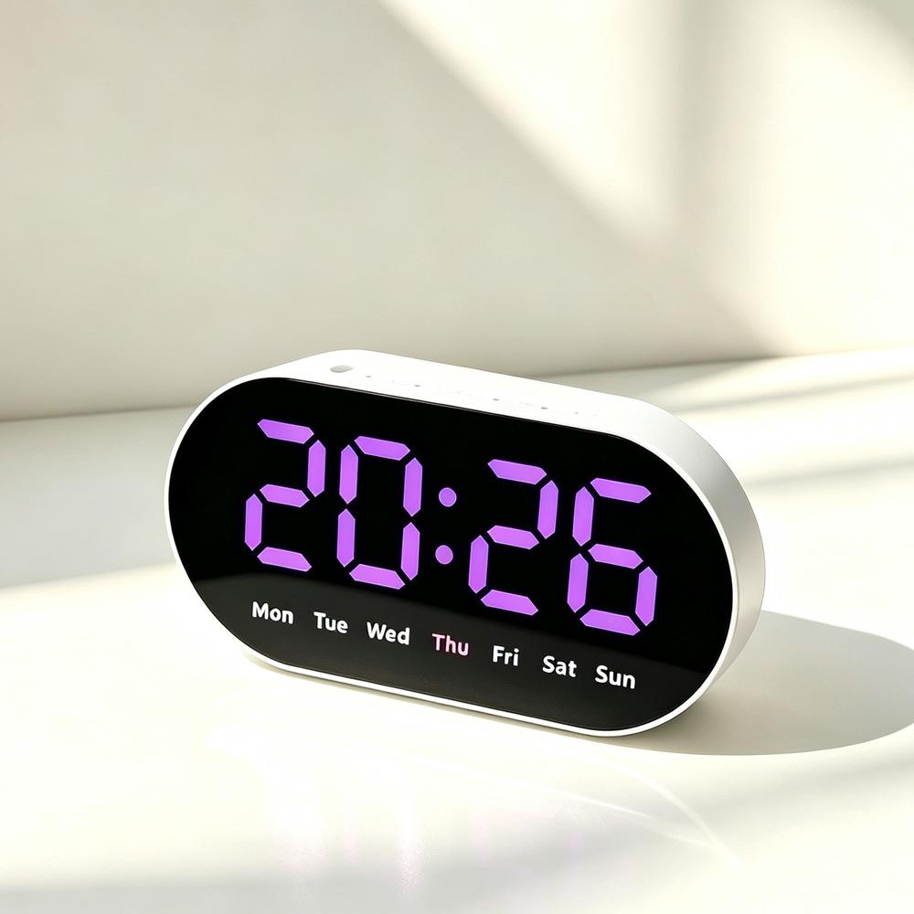 New Electronic Clock Desktop Clock for Junior and High School Students High Value Digital Display Large Character Alarm Clock