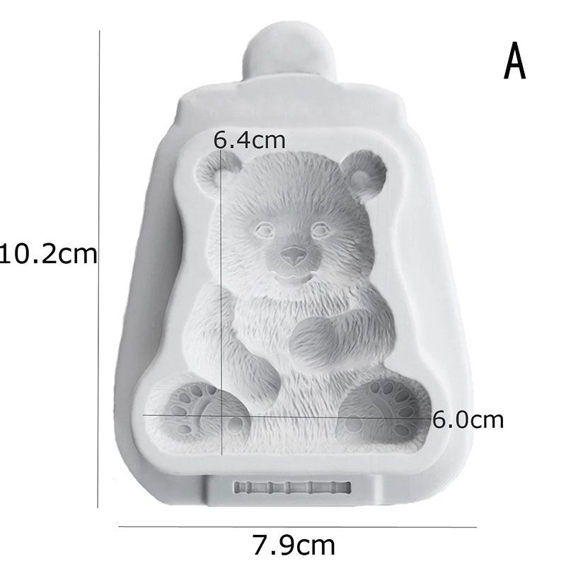 Бамбук Форма Панды Силиконовая Форма Украшение Мастика Торт Шоколад Конфеты Формы