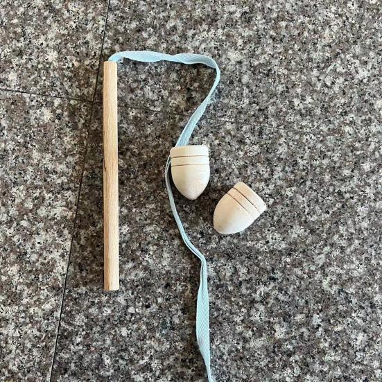 1 набор креативных развлечений в форме конуса с веревкой в винтажном стиле, игрушка-гироскоп на кончике пальца, детский подарок, антистресс