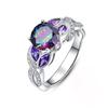 Fashion  Ring Round  Zircon for WomenWedding Gifts