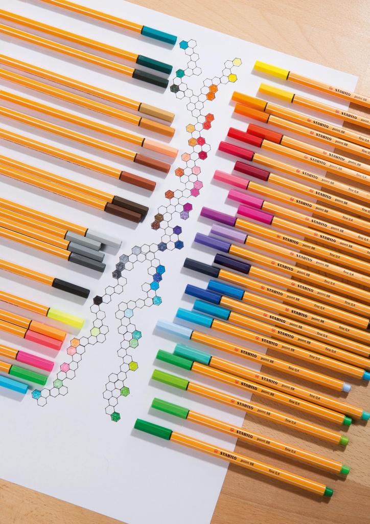 STABILO Point 88 Water-Based Pen, 20-Color Set, 8820