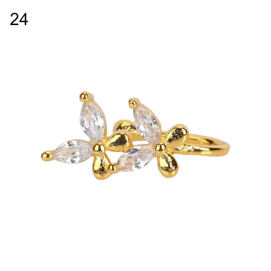 Медные клипсы для пирсинга носа в разных стилях с кубическим цирконием для модных людей