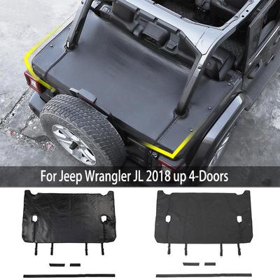 Изолирующая сетка для заднего багажника автомобиля, защитная сетка для Jeep Wrangler JL 2018, 4-дверная версия, внешние аксессуары
