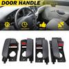 4x Внутренняя ручка люка Внутренняя дверь Серая Подходит 2006-2011 Hyundai Accent Передняя Задняя