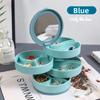 Rotating Multi-layer Jewelry Box Handmade Earrings Necklaces Jewelry Storage Box Exquisite Dust-proof Box