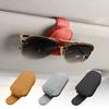 Автомобильный держатель для солнцезащитных очков, тонкая текстура, жесткая пряжка, зажим для очков, гуманизированные очки премиум-класса с солнцезащитным козырьком