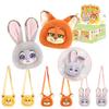 TOP TOY Дисней Зверополис Плюшевая игрушка с эмоциями Серия из мягкого винила Коробка с держателем для смартфона Гачапон Сюрприз Фигурка Пластиковая модель Премиальная игрушка из мягкого винила