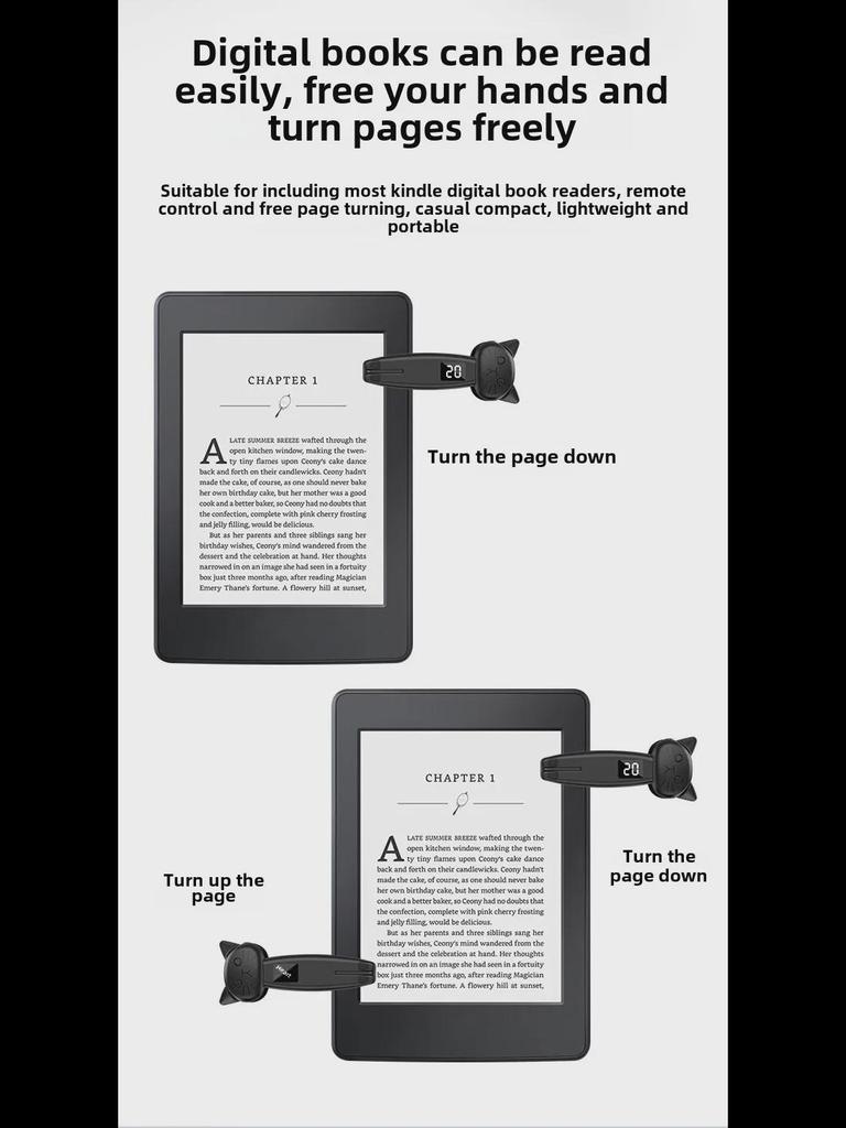 Видеопульт дистанционного управления для смартфонов и планшетов, а также перелистывание страниц электронных книг для Kindle