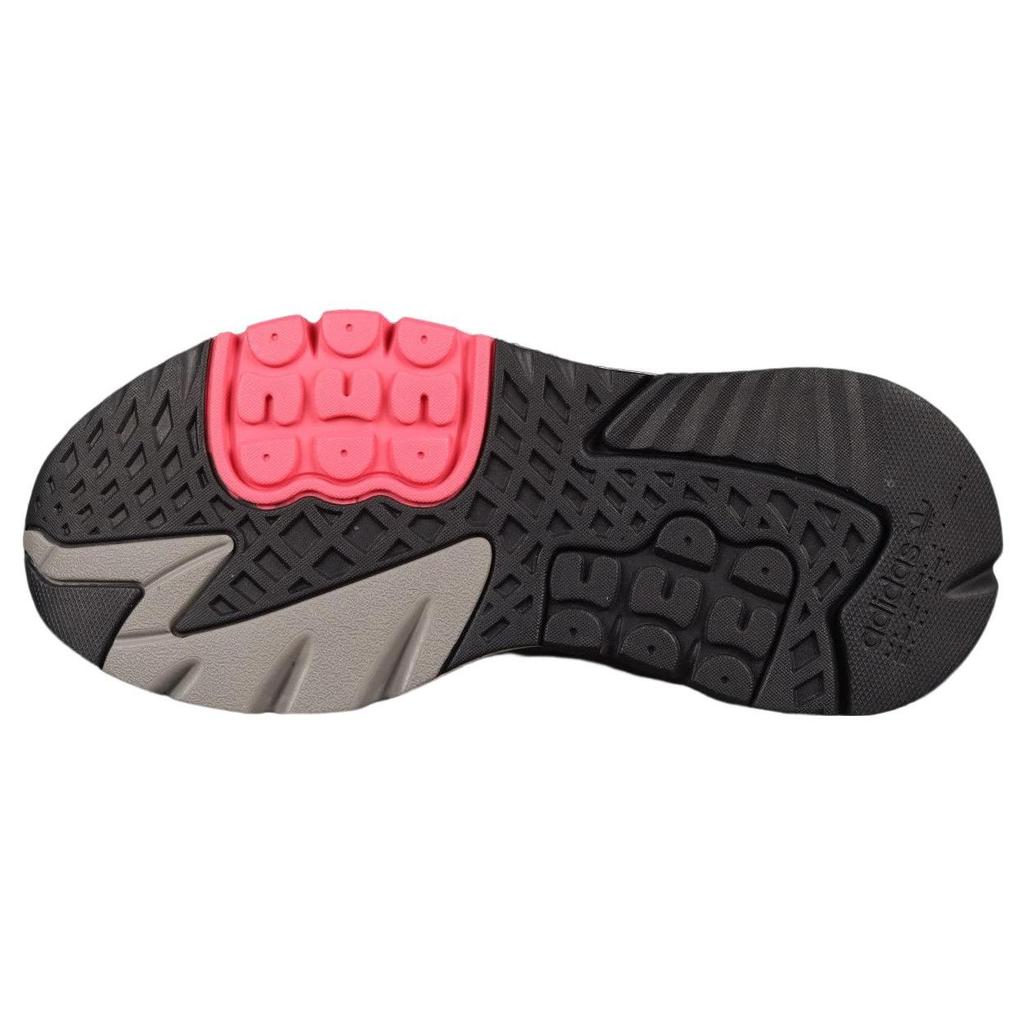 adidas Оригинальные Nite Jogger Тканевые Спортивные Прочные Баланс Низкие Кроссовки Унисекс Серый Черный HP2332