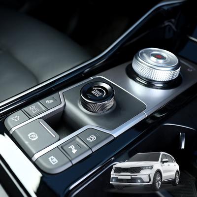 Для Kia Sorento MQ4 -2026 Аксессуары Алюминиевое Кольцо-крышка Ручки переключения режимов привода центральной консоли Отделка Аксессуары для интерьера