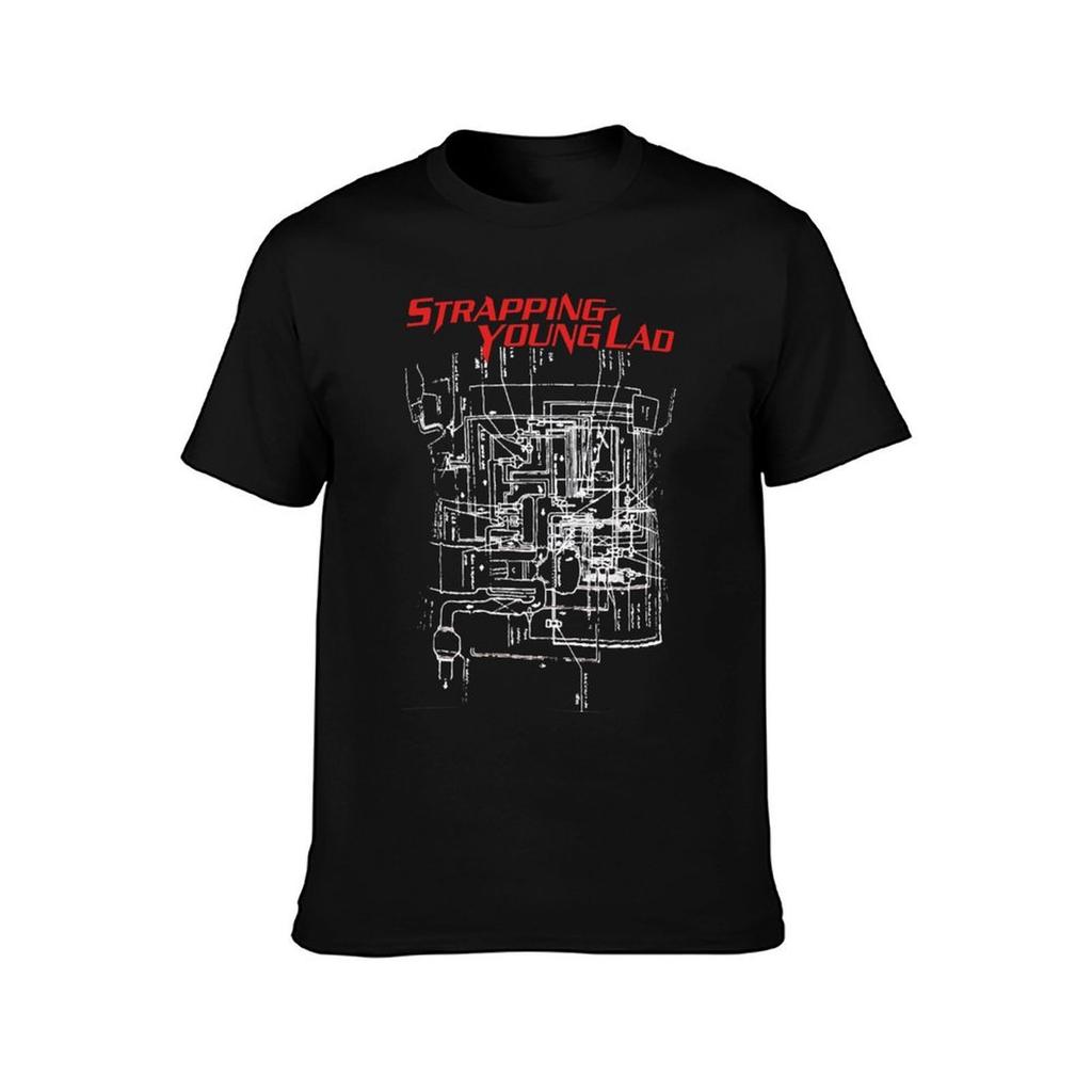 Strapping young TShirt Casual All Match Short Sleeve TShirt