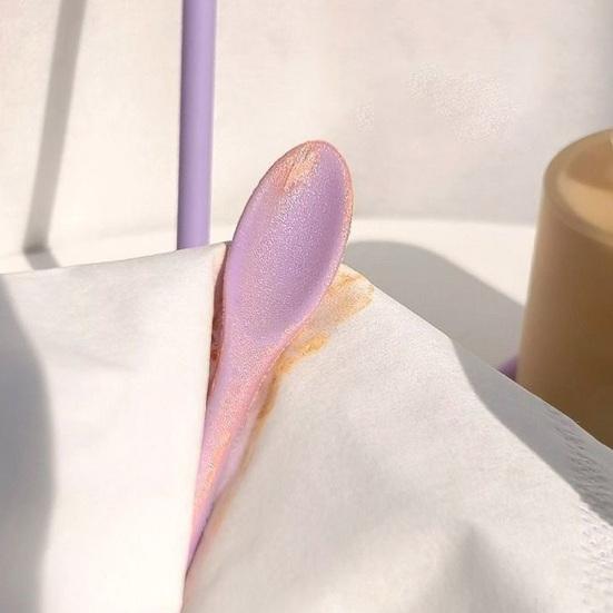 Шпатель для макияжа Легкий изогнутый дизайн Легко носить с собой Косметический шпатель Скребок для лосьона Инструмент для макияжа Шпатель для макияжа Поставка салона красоты