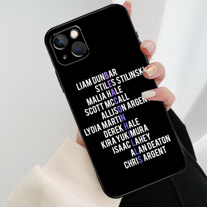 Чехол для телефона Teen Wolf Beacon Hills для iPhone 17 Pro Max 16 15 11 13 12 14 Pro Max mini 15 16 Plus 16e 17 Air Cover