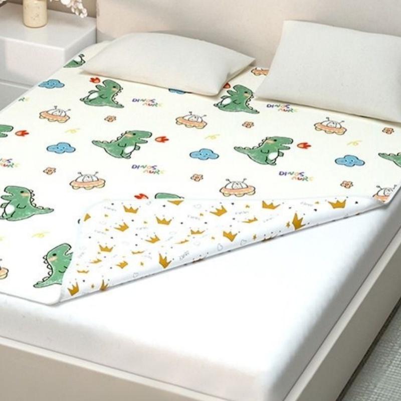 50*70 см дышащий водонепроницаемый моющийся матрас коврик для мочи для ребенка милый мультяшный протектор кровати подгузник постельное белье салфетки для мочи ткань