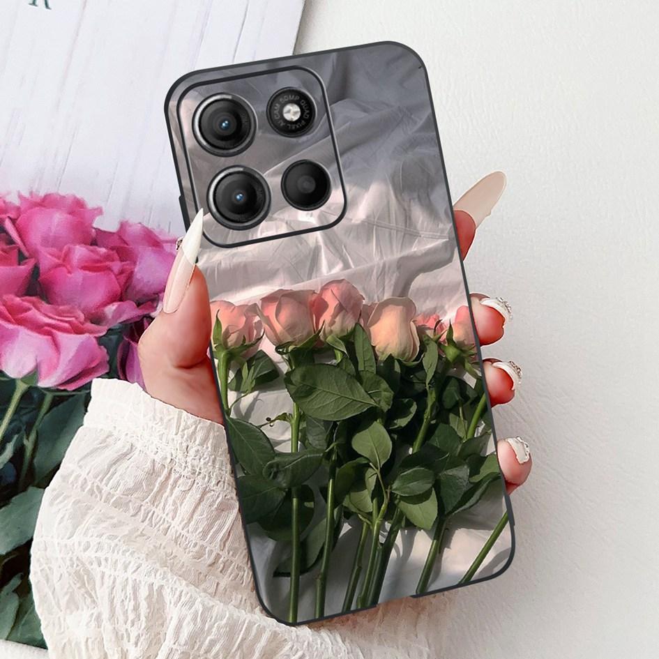 Силиконовый чехол для Motorola Moto G15 G75 2024 Cover Милый Панда Лев Ударопрочный ТПУ Чехлы для телефона Для MotoG15 MotoG75 G 75 G 15 Etui